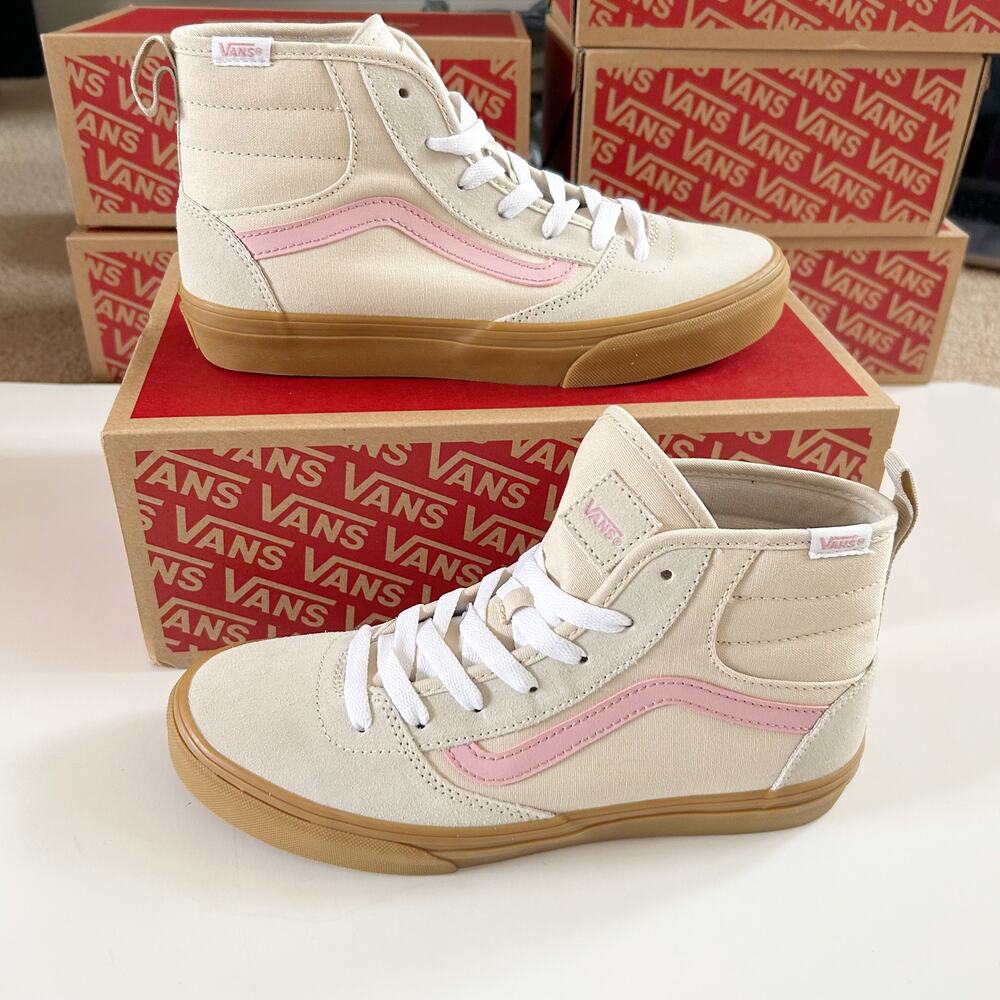 Vans Ashwood Hi Decon Sneakers Girls Size 6 Youth Kids Suede High-Top Skate Shoe